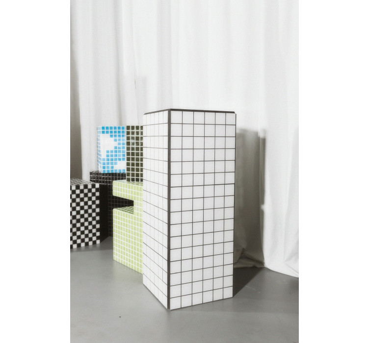 Кавовий столик Long Cube 80/32 см. Tile 5 см7