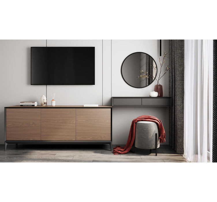 Пряма тумба під телевізор Delta 2 Wood4