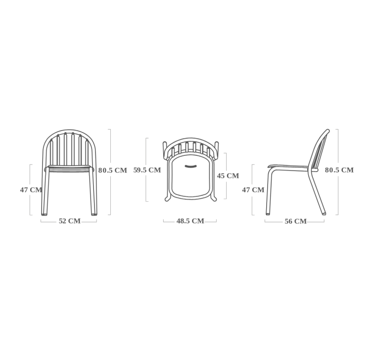 Стул Fred's Chair Grey10