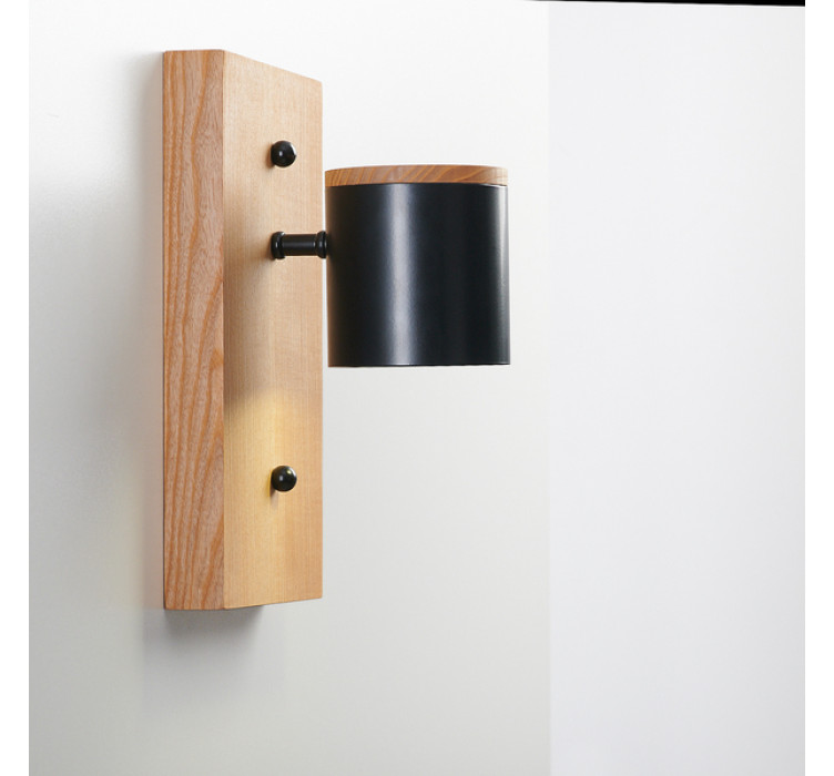 Бра Wooden light black5
