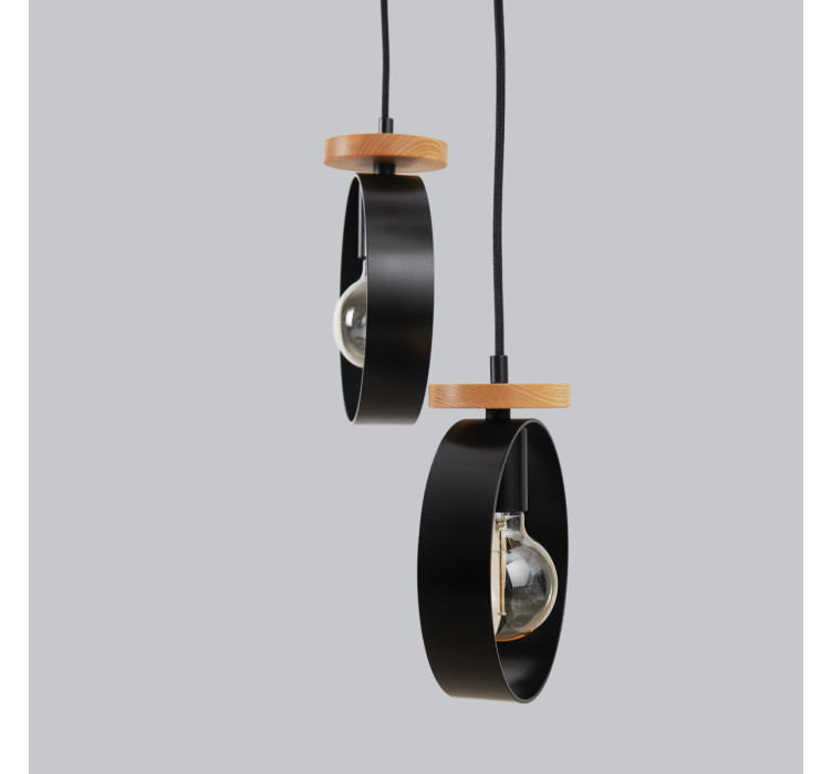 Люстра Artisan черная, 5 подвесов3