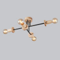 Люстра Topaz Black с деревянными элементами1