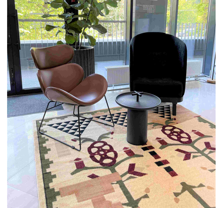 Лаунж крісло Cozy Leaf black ShishkaProject4