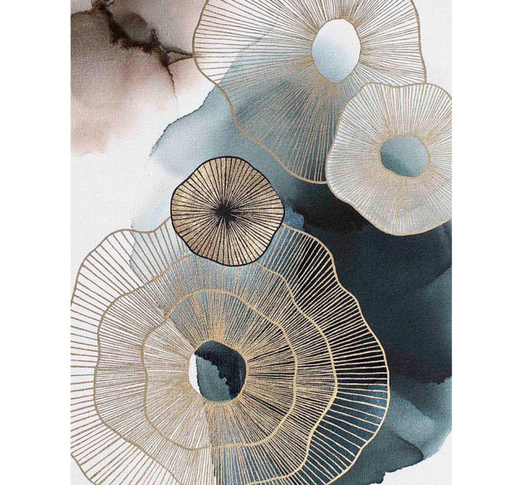 Картина GOLDEN MOLECULES3
