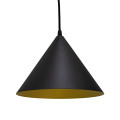 Світильник підвісний Mont P250 Black/Gold1