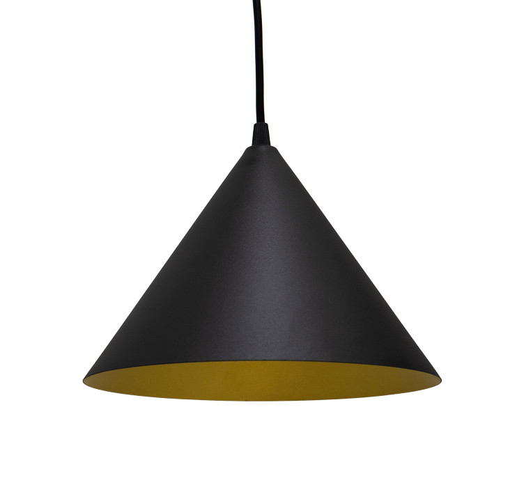 Світильник підвісний Mont P250 Black/Gold1