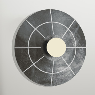 Круглий настінний світильник NAVAZI large circular wall lamp