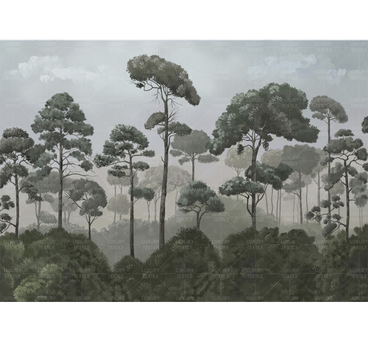 Безшовні фотошпалери Oil forest3
