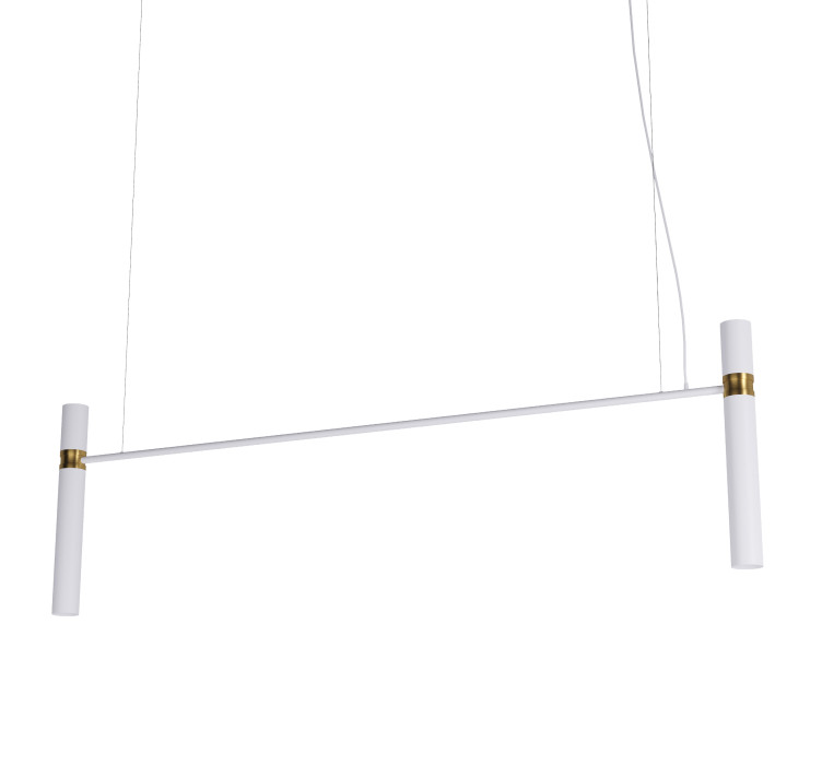Светильник Tube chandelier арт. 5299 (белый/золотой 200см)1
