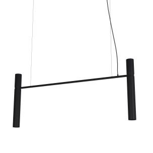 Світильник Tube chandelier арт. 5299 (чорний 120см)