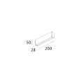 Точковий світильник RSLC78074-4 4×1.5W BK 3000K3