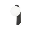 Бра SUN WL G9 round black G93