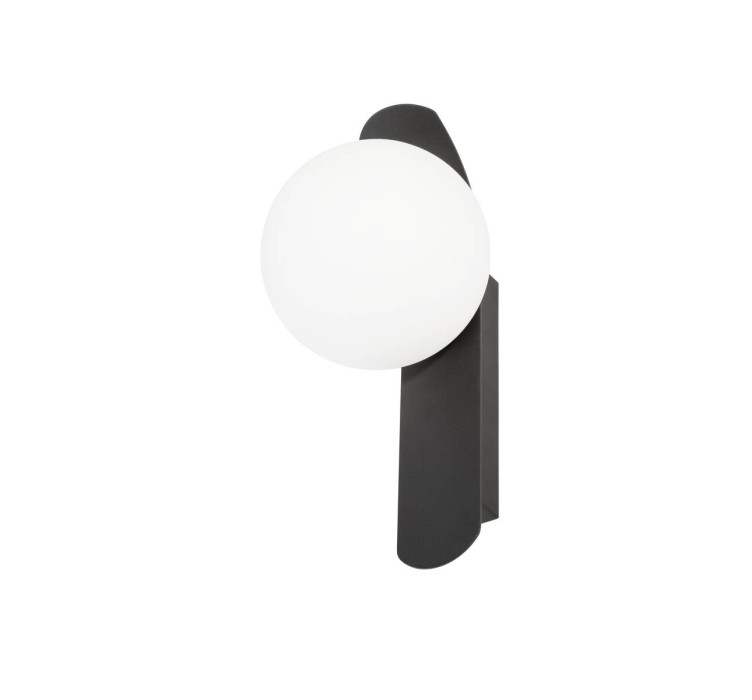 Бра SUN WL G9 round black G93