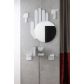 Комплект 4: Полиця HOLD 800, Вішак HOLD COAT SMALL, Дзеркало PALM 5002
