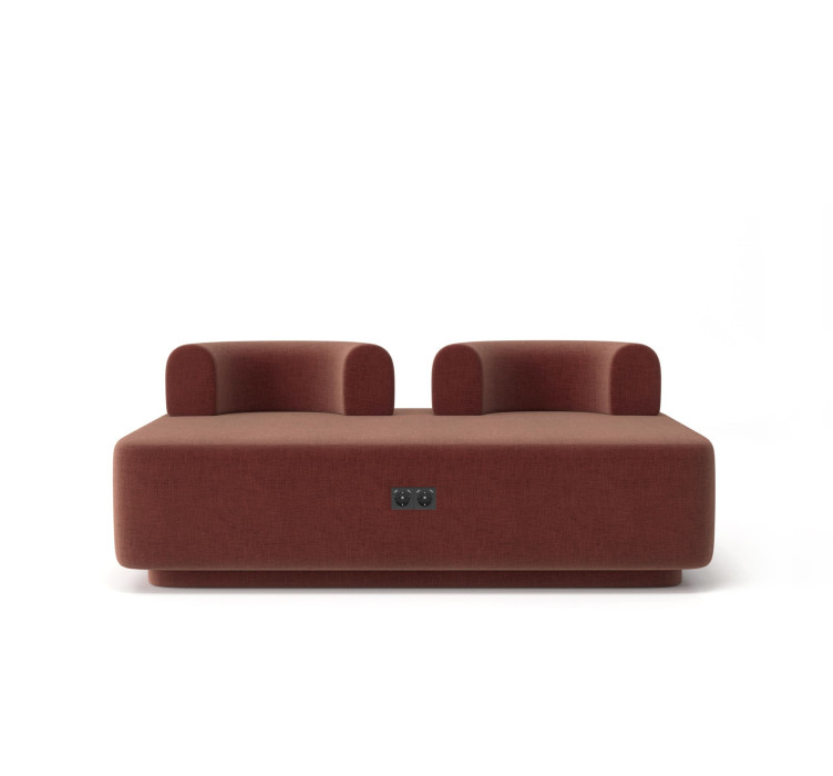 Модульний диван Plump теракотовий1