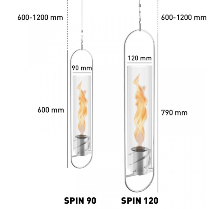 Підвісний вогонь Spin 120 silver3