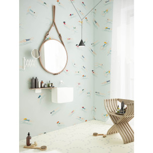 Дизайнерські шпалери "Басейн" / wallpaper bathroom