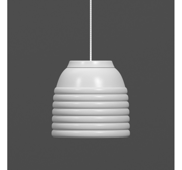 Керамический подвесной светильник CERAMIKA DESIGN JR. RINGS white1