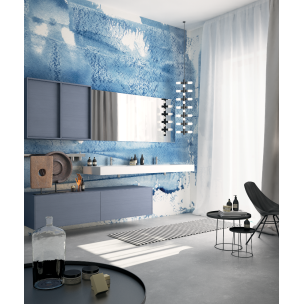 Дизайнерські шпалери "Акватіпія" / wallpaper bathroom