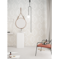Дизайнерские обои "Кольца" / wallpaper bathroom1