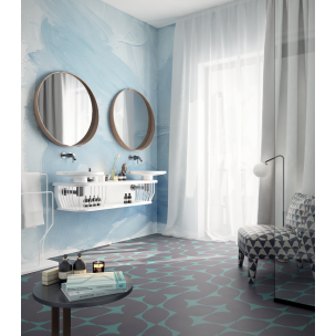 Дизайнерські шпалери "Масляна живопис" / wallpaper bathroom