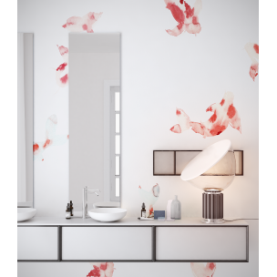 Дизайнерські шпалери "Карпи" / wallpaper bathroom