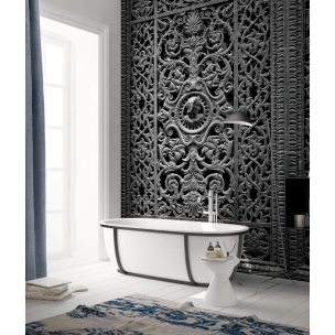 Дизайнерські шпалери "Чавунні ворота" / wallpaper bathroom