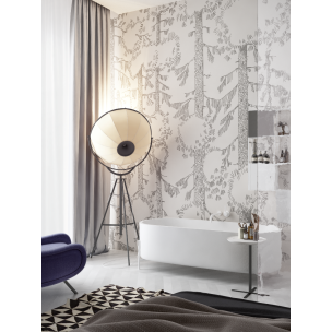 Дизайнерські шпалери "Сосни" / wallpaper bathroom