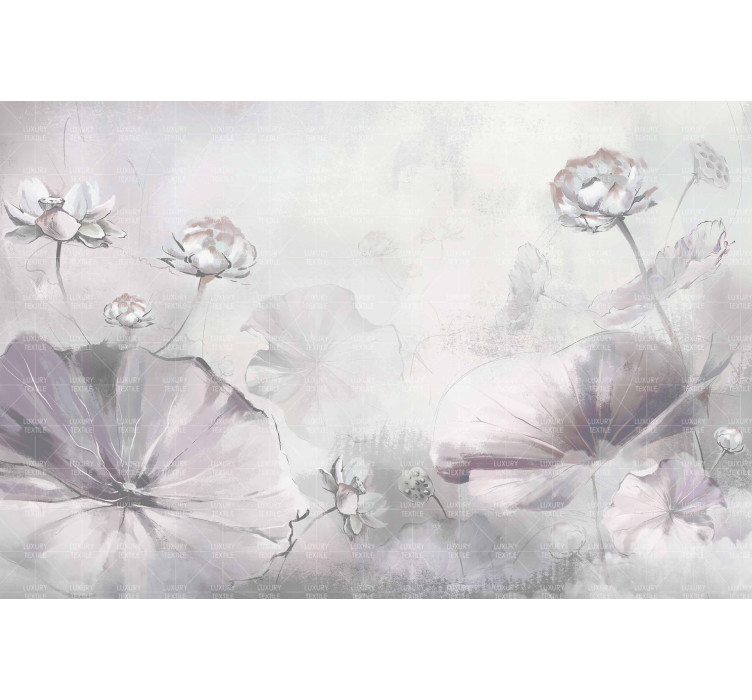 Безшовні дитячі фотошпалери Water Lilies for kids3