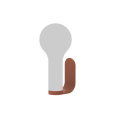 Настольная лампа Aplo Lamp H24 Red Ochre3
