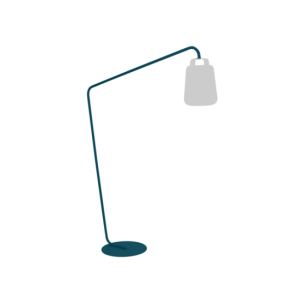 Торшер Offset Stand Balad H38 Acapulco Blue