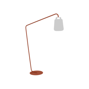 Торшер Offset Stand Balad H38 Red Ochre