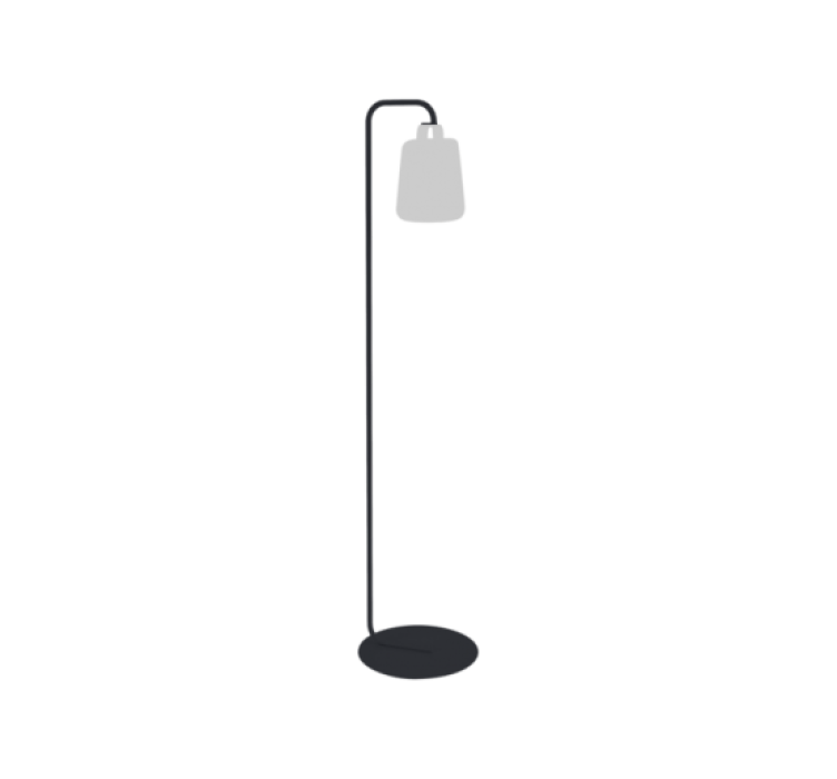 Торшер Upright Stand Balad H25 Anthracite1