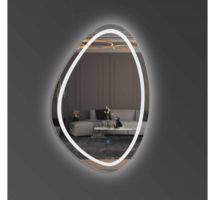 Дзеркало асиметричне Breton One з LED-підсвіткою1