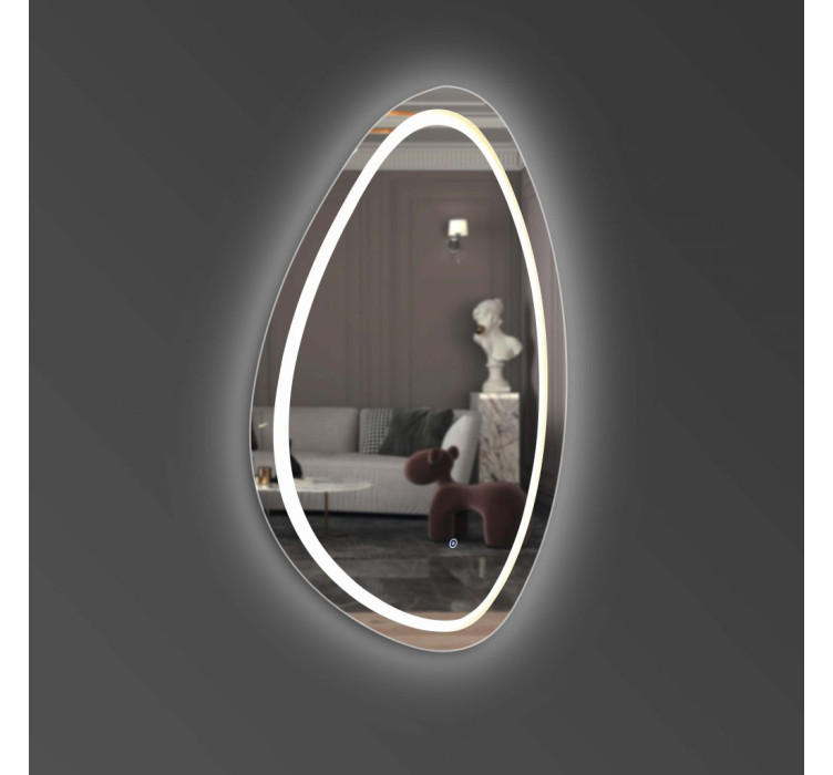 Дзеркало асиметричне Breton One з LED-підсвіткою4