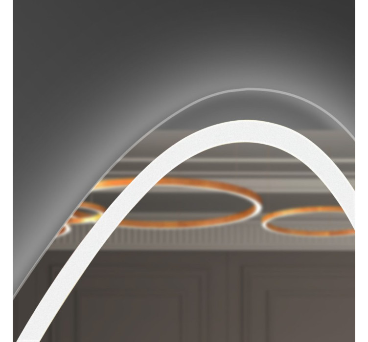 Дзеркало асиметричне Breton One з LED-підсвіткою5
