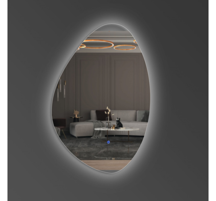 Дзеркало асиметричне Breton One з LED-підсвіткою2