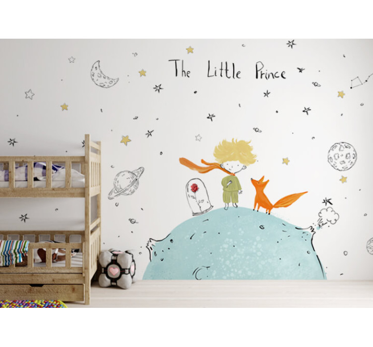 Безшовні дитячі фотошпалери The little prince2