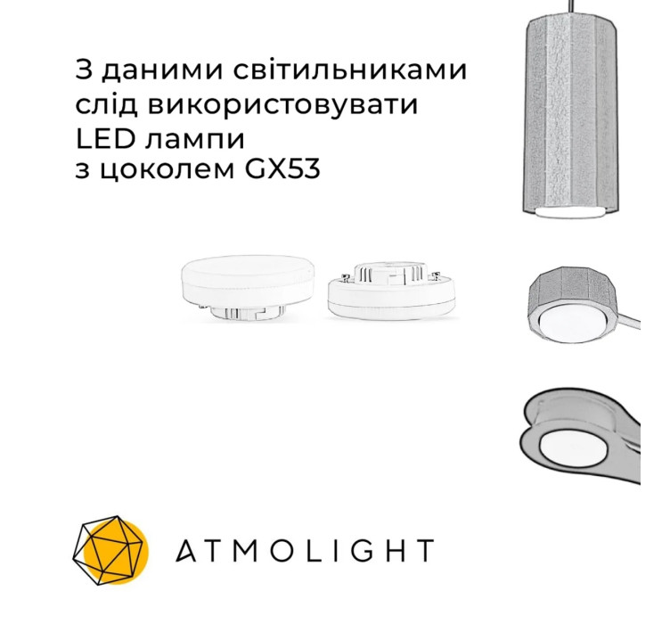 Світильник Molecula GX53 C3-310 Black4