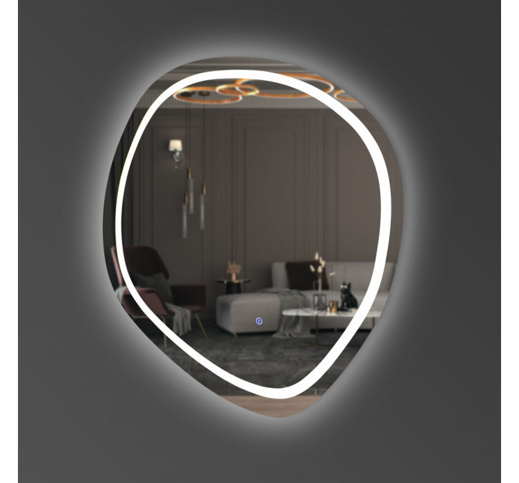 Зеркало асимметричное Miro One с LED-подсветкой4