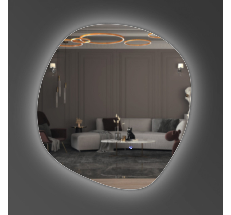 Зеркало асимметричное Miro One с LED-подсветкой2