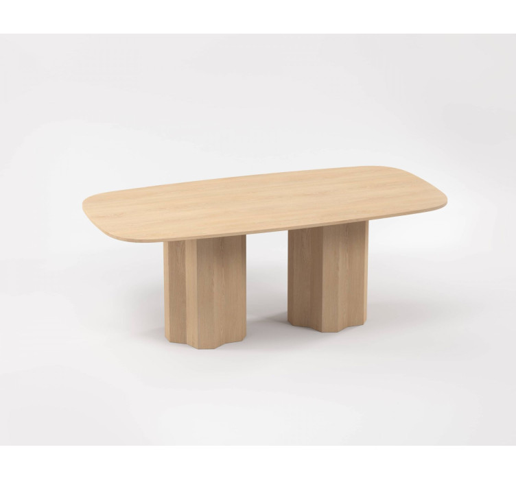Обеденный стол TRAPEZA OVAL дуб3