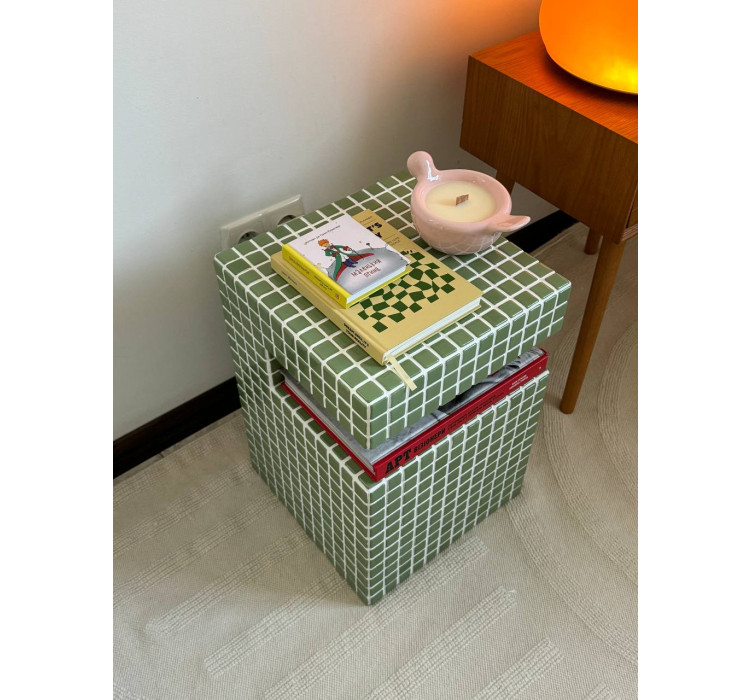 Кавовий столик Cube shelf Tile 2.5 см6