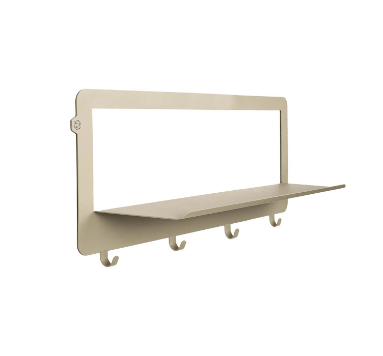 Поличка настінна Side H4 195*470 Beige (1019)1