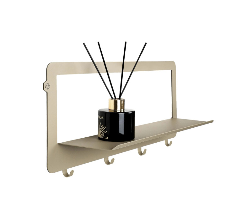 Поличка настінна Side H4 195*470 Beige (1019)2