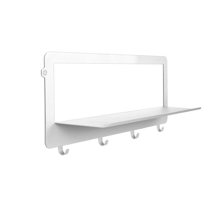 Поличка настінна Side H4 195*470 White1