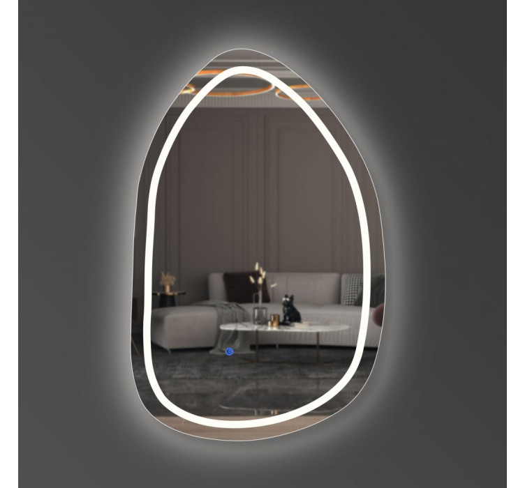 Зеркало асимметричное Sage One с LED-подсветкой1
