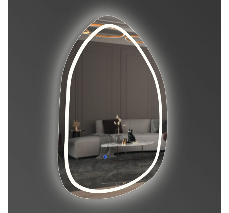 Зеркало асимметричное Sage One с LED-подсветкой3
