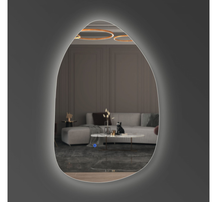 Зеркало асимметричное Sage One с LED-подсветкой2