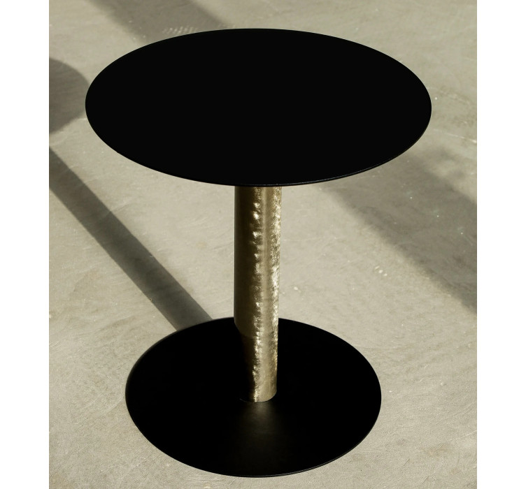 Столик журнальний Disco H Black/BrushGold2